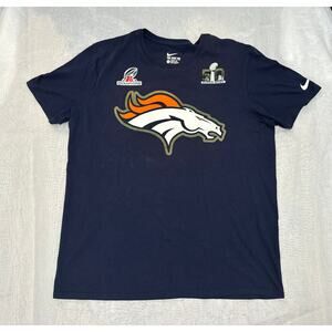 2015 Super Bowl 50 Champions Denver Broncos Roster Shirt L